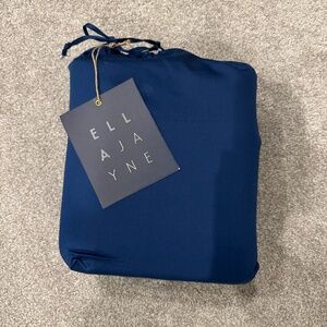 King Navy 1200 Thread Count 100% Cotton Sateen Sheet set